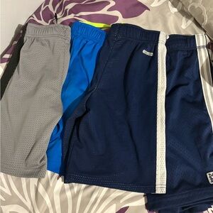 Kids Mesh Shorts Set - Gray, Blue, and Navy